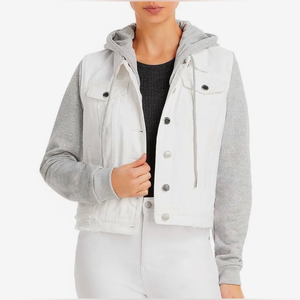 Blank NYC Semi-Cropped Denim Jacket